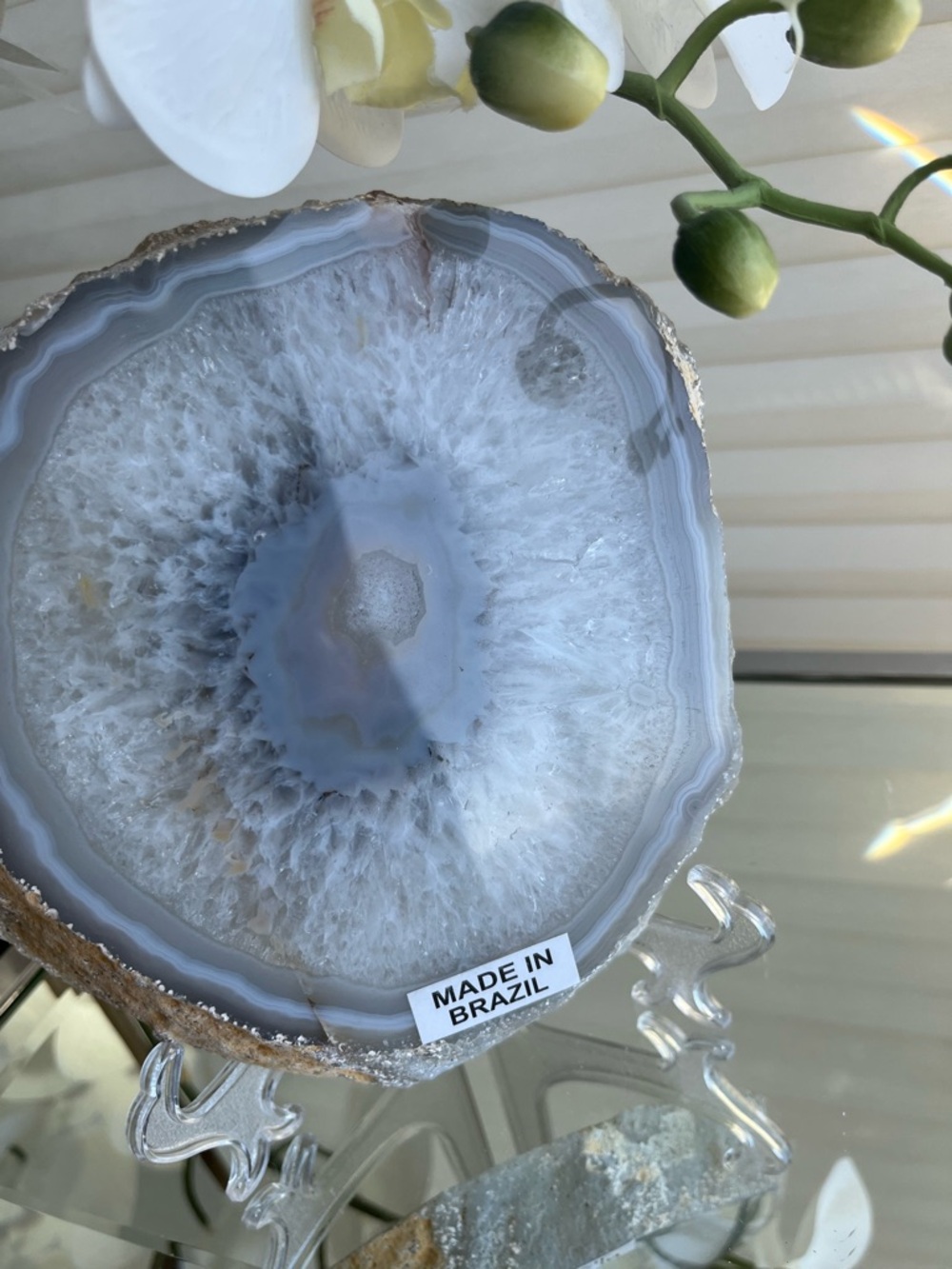 Brazilian Agate Slab – Collector’s Specimen - Picture 10 of 13